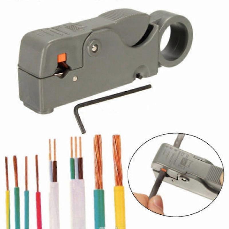 2pcs Rotary Coax Coax Cable Stripper Cutter Tool for RG58 RG59/62 RG6 Wire Stripper