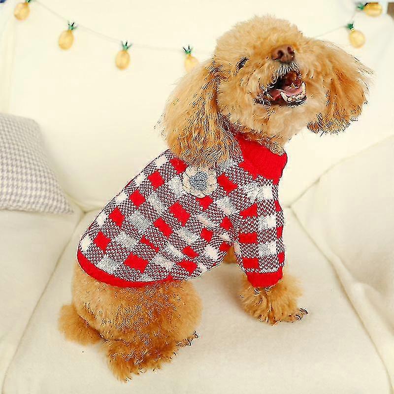 Soft Thick Winter Warm Knitted Sweater For Small Pet Dogs