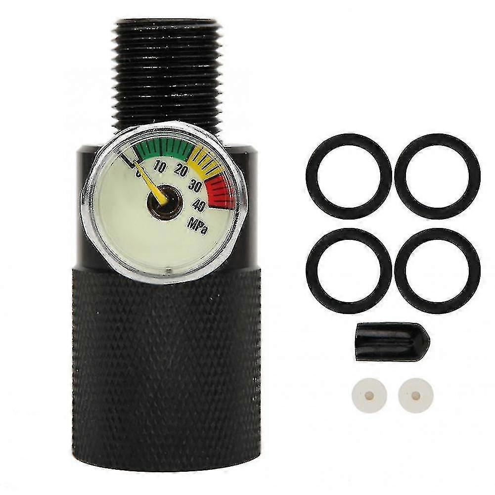 محول محطة تعبئة الهواء مع مقياس الضغط 40 ميجا باسكال 8 مم / 0.3 بوصة