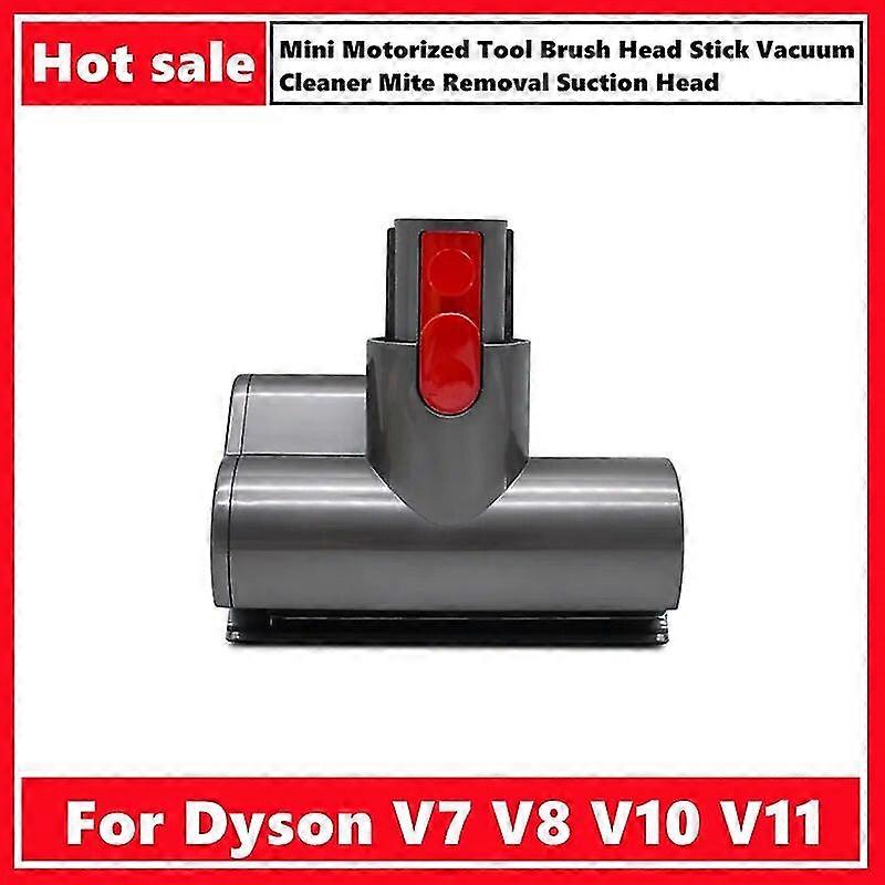 ראש מברשת כלי מיני ממונע מעולה עבור דייסון V7 V8 V10 V11 מקל שואב אבק הסרת קרדית ראש יניקה החלפת חלקים אביזרים