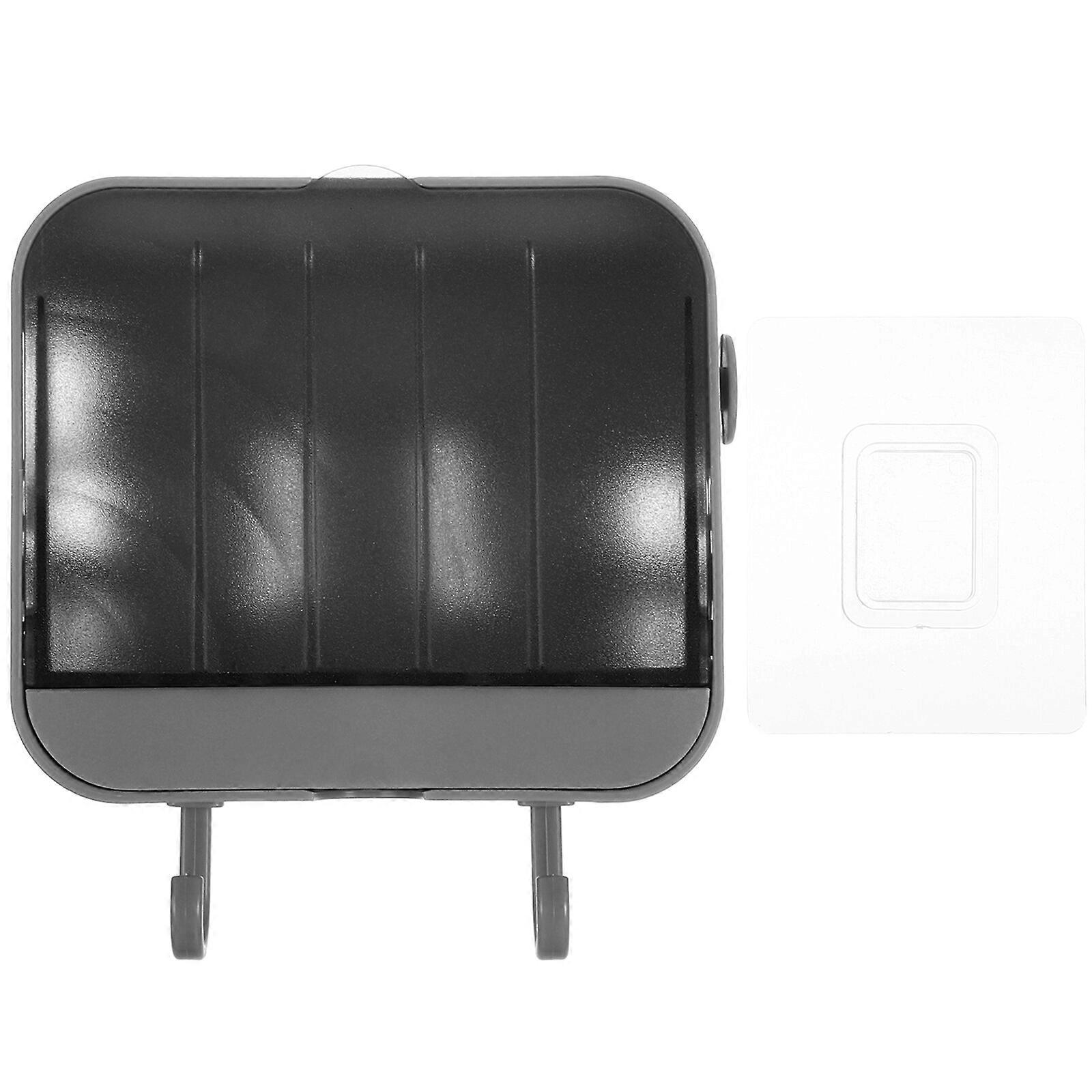 Bathroom Soap Holder Wall Mounted Soap Case Storage Soap Dish Wall Storage Soap Rack with Hook and Lid