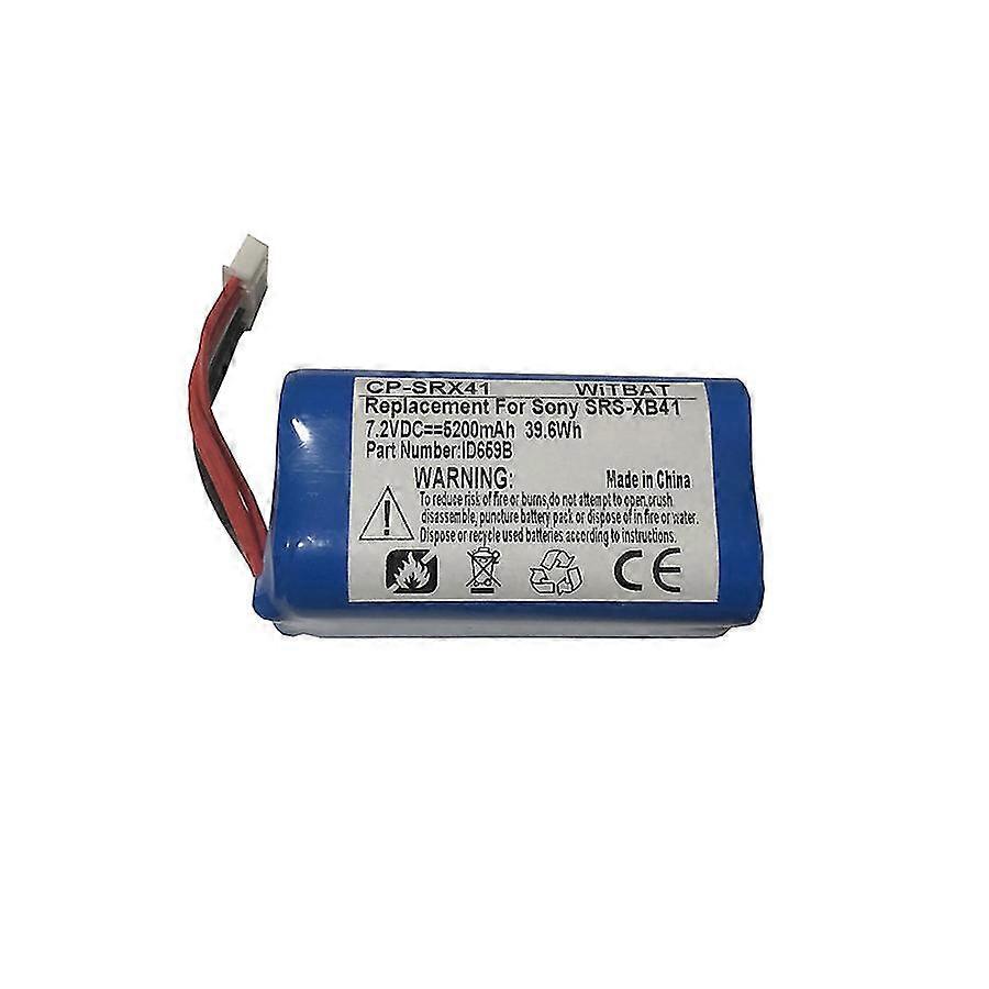 Suitable For Sony Srs-xb41 Bluetooth Speaker Battery Id659b
