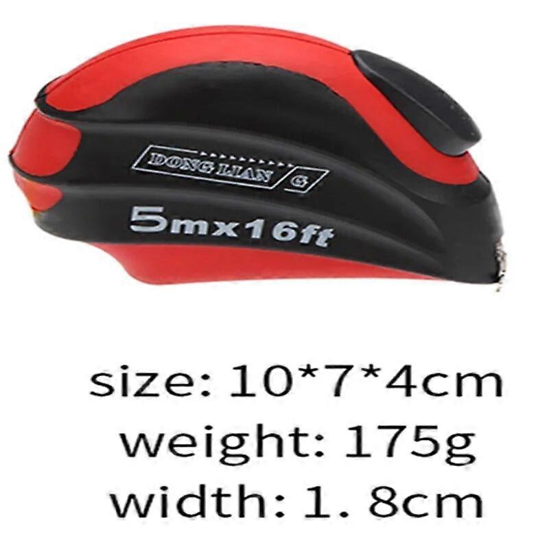 3m/5m/7.5m Magnetic Head Steel Measuring High Accuracy Tape Retractable Ruler Metric/Imperial Two Units Anti-drop Plastic Tools
