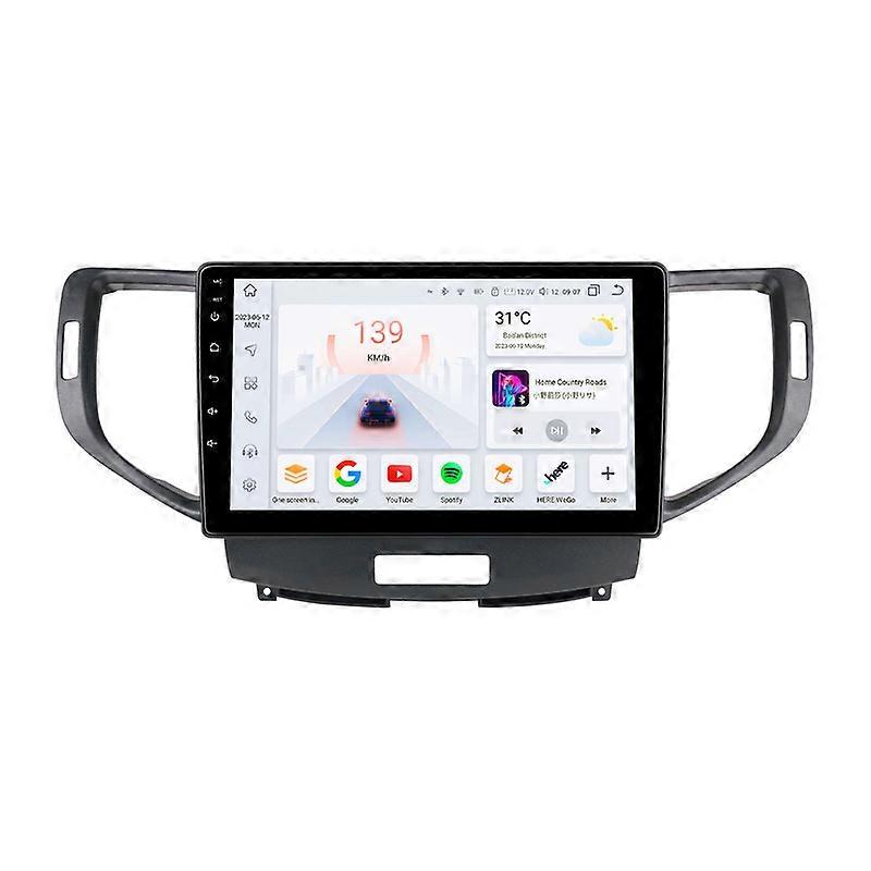 2 Din For Honda Accord 8 Spirior 2007-2013 Car Radio Carplay 4G 8-core WIFI Android Auto Car Stereo Car Multimedia Video player GPS Navigation DSP RDS