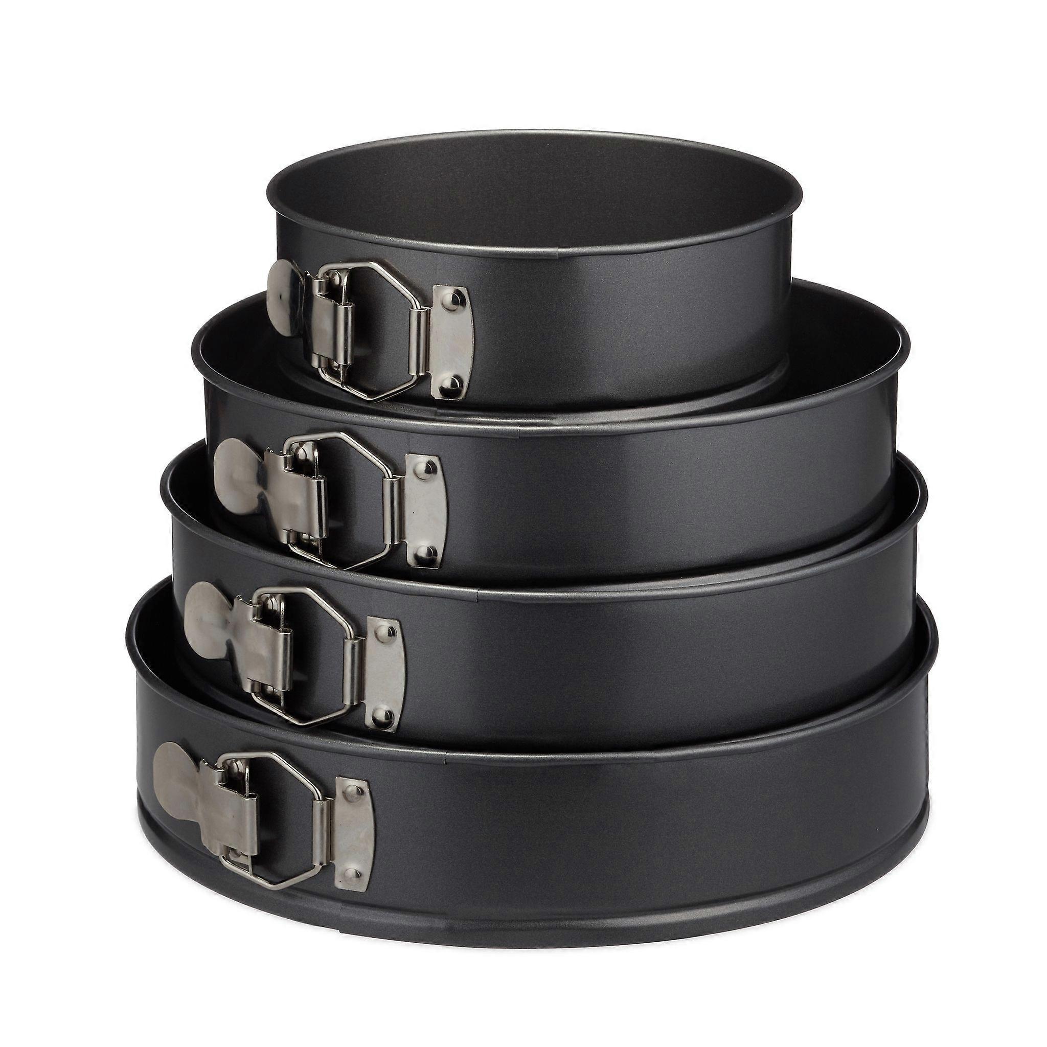 4-piece springform pan set, : 18 cm, 24 cm, 26 cm, 28 cm