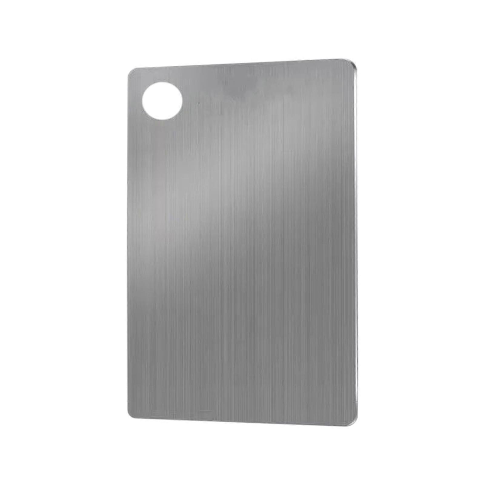 Stainless Steel Cutting Board Large Non-Slip Pastry Board for Kitchen Dual-Sided Chopping Board Easy to Clean Multiple Sizes Available Cutting Mats