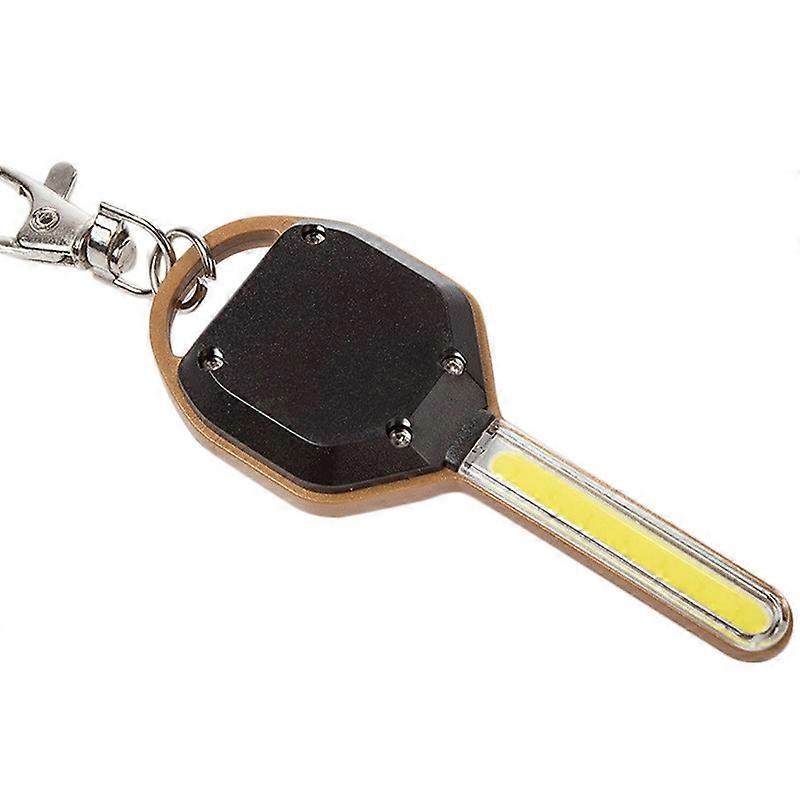 Mini COB LED Bright Key Light Cover Keychain Torch Outdoor Fishing Flashlight JIKAIX