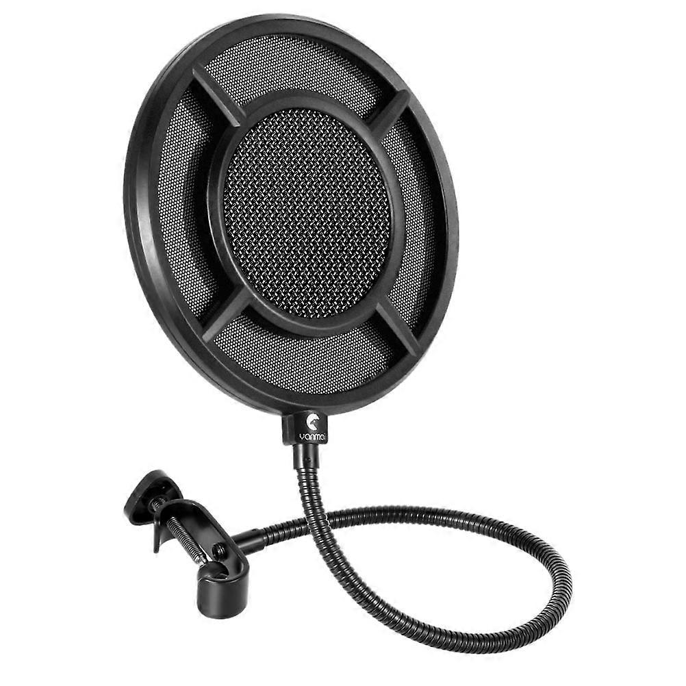 1Pc Studio Microphone Filter Microphone Cover Windproof Filter Black