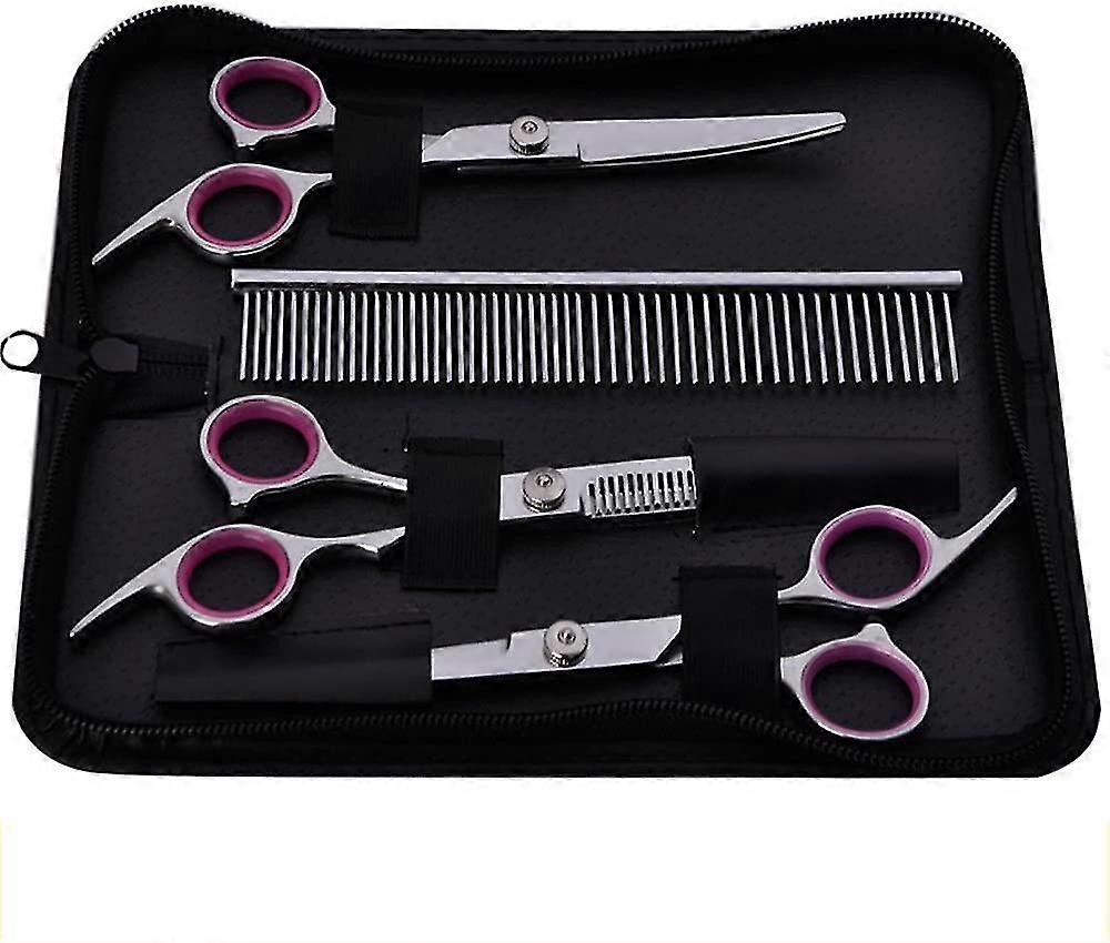 Dog Scissors Set Professional Dog Salon Scissors Set