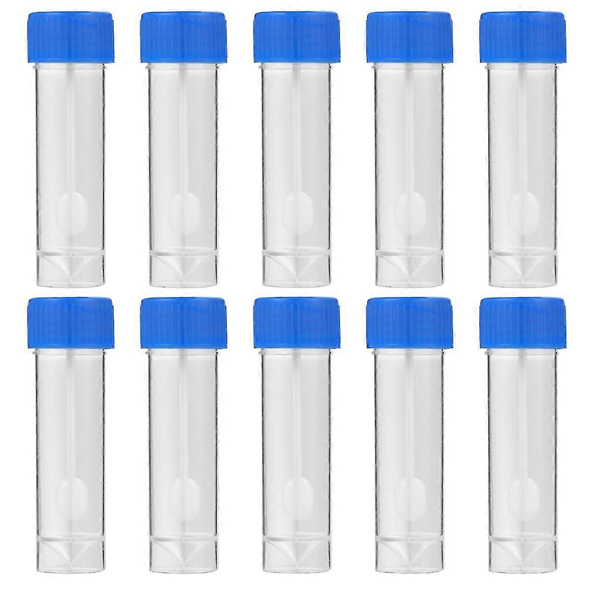 10db széklet minta csésze széklet tartály kémcsövek minta minta minta üveg vizelet csésze kanál fedéllel otthoni laboratóriumhoz Iskolai oktatás (kék)