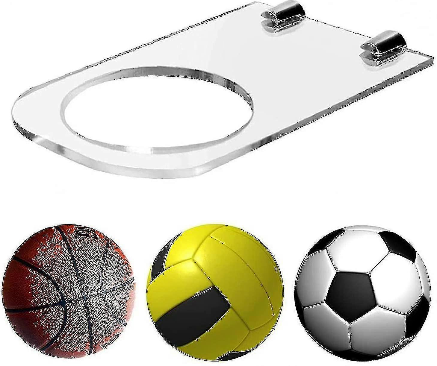 Bilyalı Tutucu Standı Şeffaf Şeffaf Akrilik Duvara Monte Ekran Standı Kupa İmzası Space Saver Top Depolama Rafı İçin