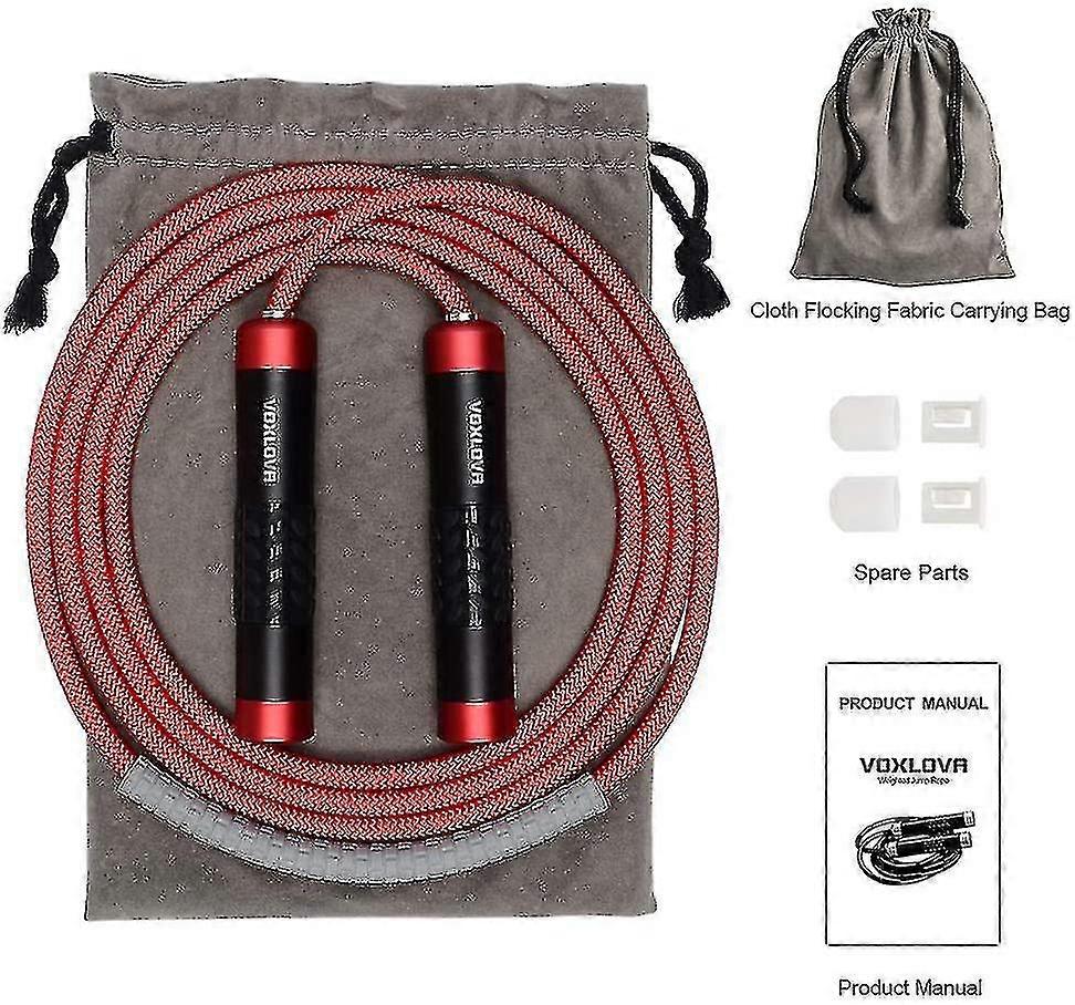 Weighted Jump Rope - Heavy Jump Ropes With Adjustable