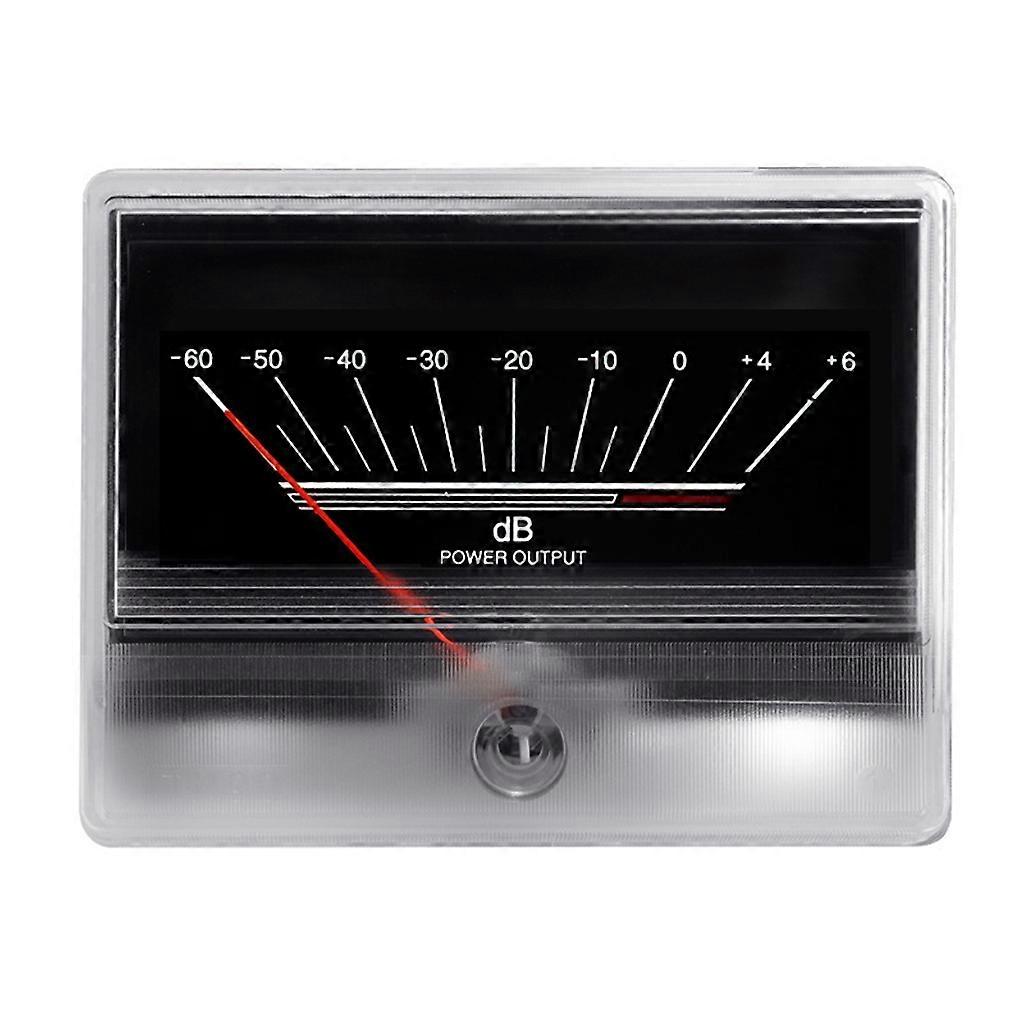 Panel VU Meter Bulb Warm Back Light Recording Audio Level Amp Meter