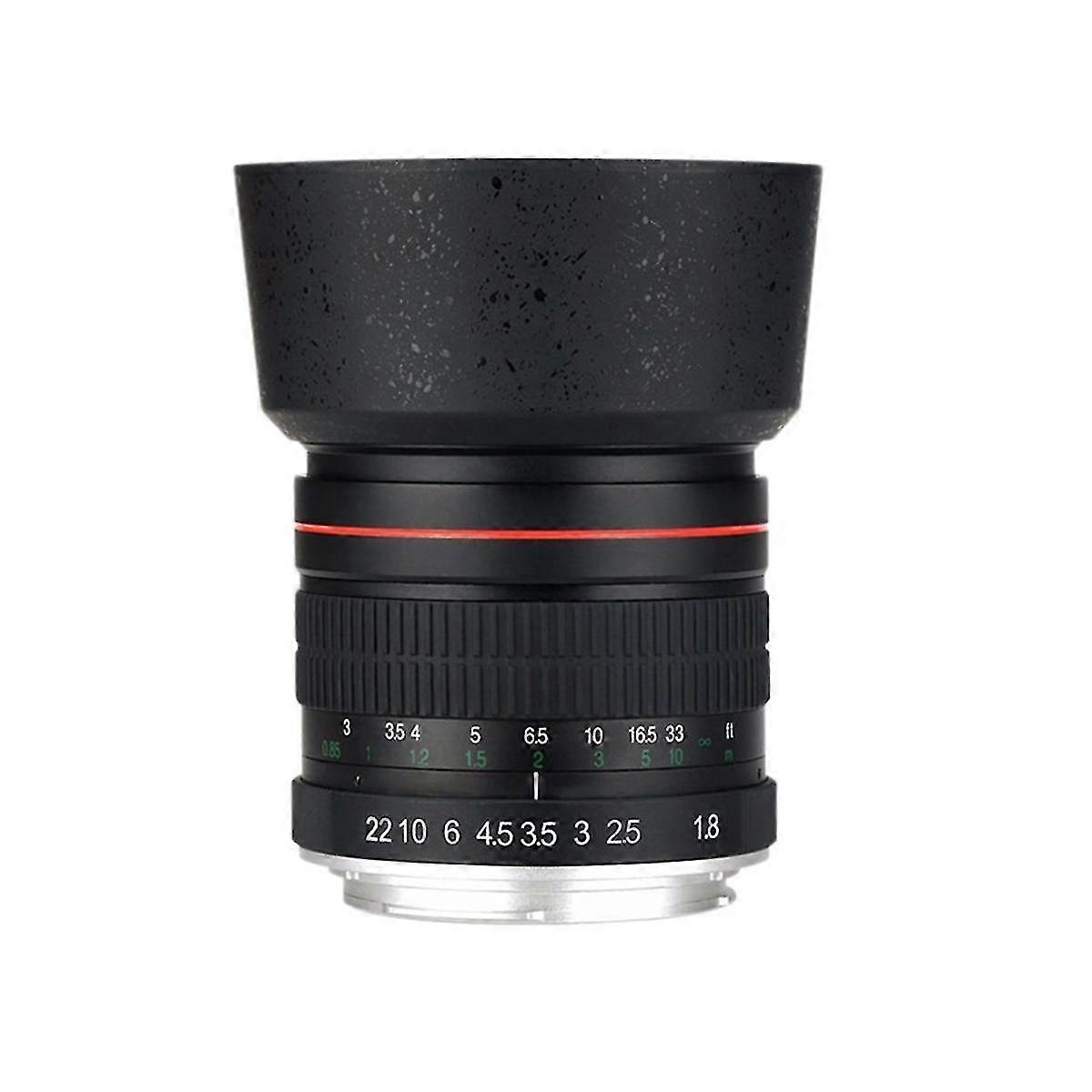 85mm F1.8 Camera Lens SLR Fixed-Focus Lens Full Frame Portrait Lens for Camera Lens