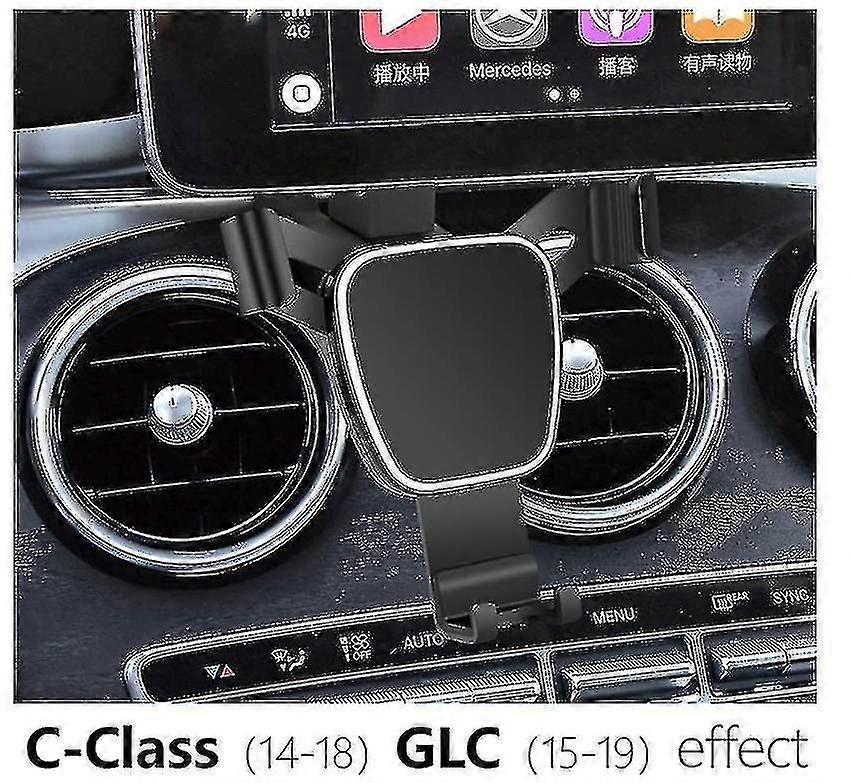 メルセデス2014-2018ベンツCクラスC180 C200 C300 GLCクラス2015-2019 Glc200 Glc260ボリス用自動車電話ホルダー