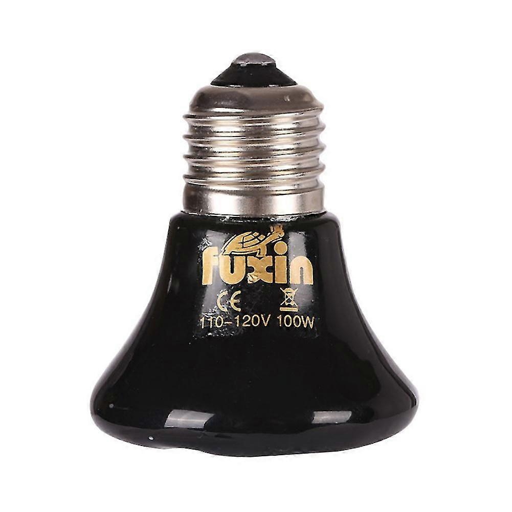 Pet Heating Lamp Infrared Ceramic Emitter Heat Light Bulb For Pet Brooder Chickens And Reptiles, 25w