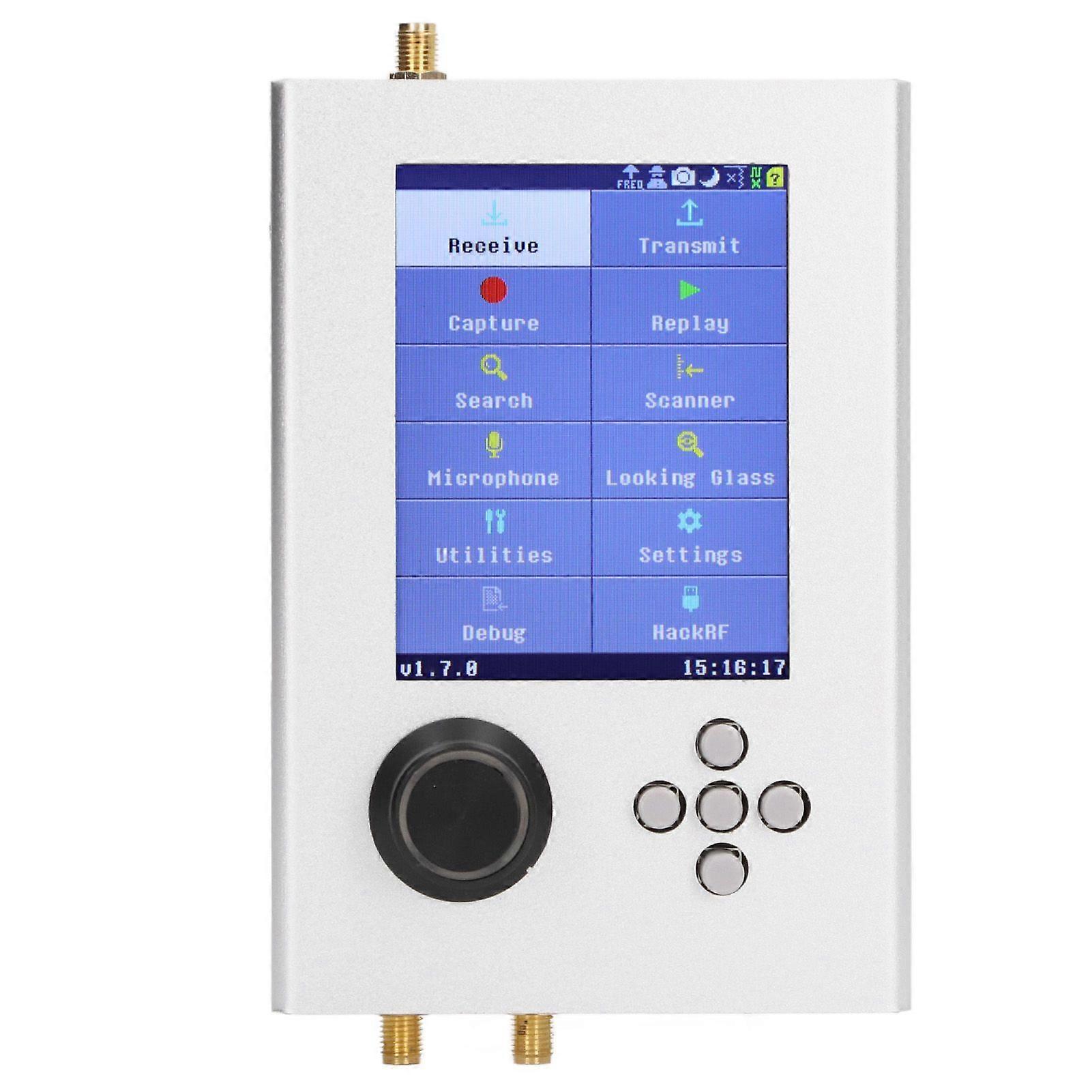 Radio Transceiver 3.2 Inch 1MHz to 6GHz Radio Portable Mobile FM SDR Transceiver Transceiver