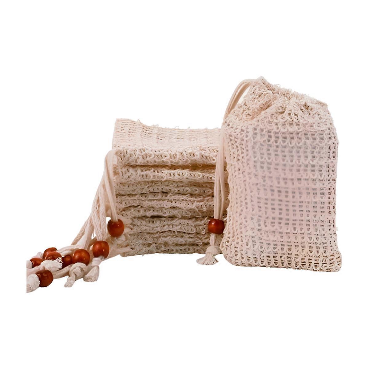 såpeposer, eksfolierende såpeoppbevaringsposer for bad, såpeemballasje nettingposer for bad og dusj.