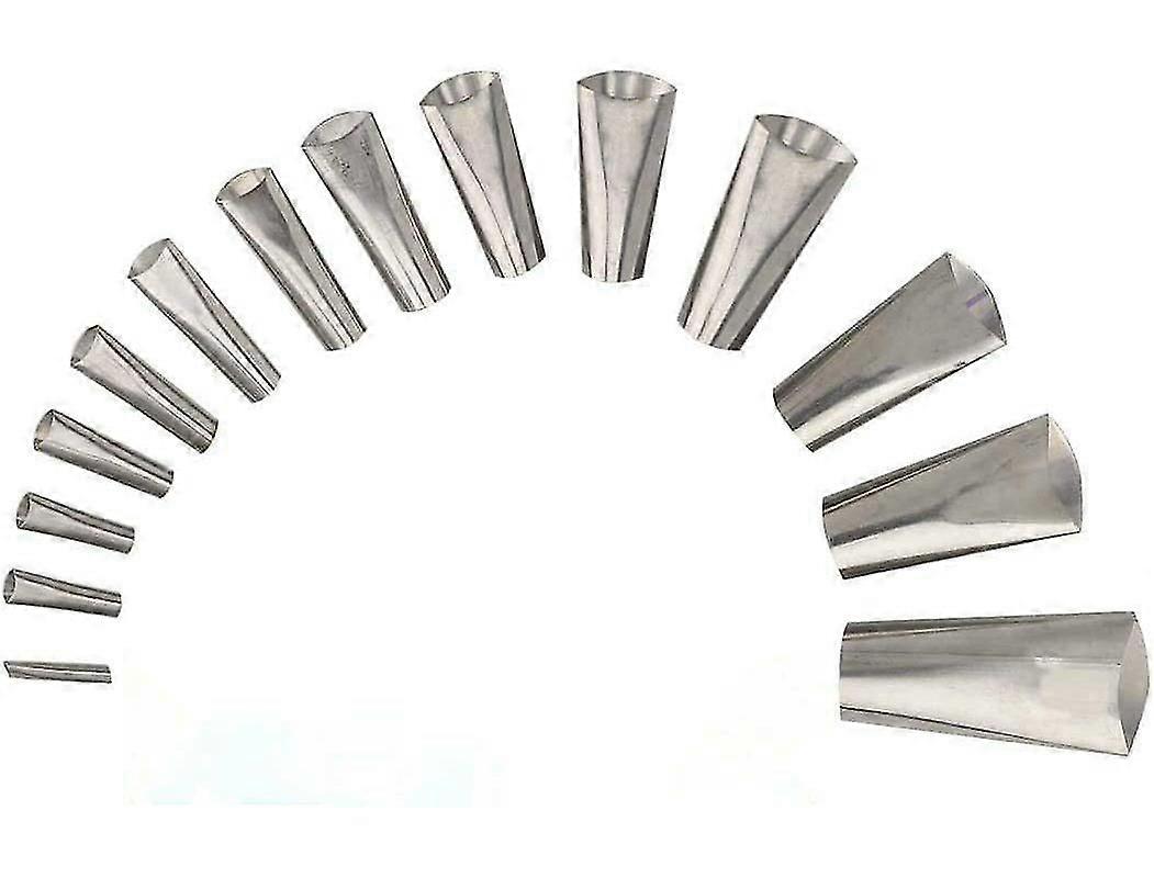 14 Pcs Stainless Steel Caulking Nozzle Caulking Nozzles, Caulking Tools Finishing Tool Kit, Caulk Tool Reusable Caulking Nozzle Set Compatible With Ba
