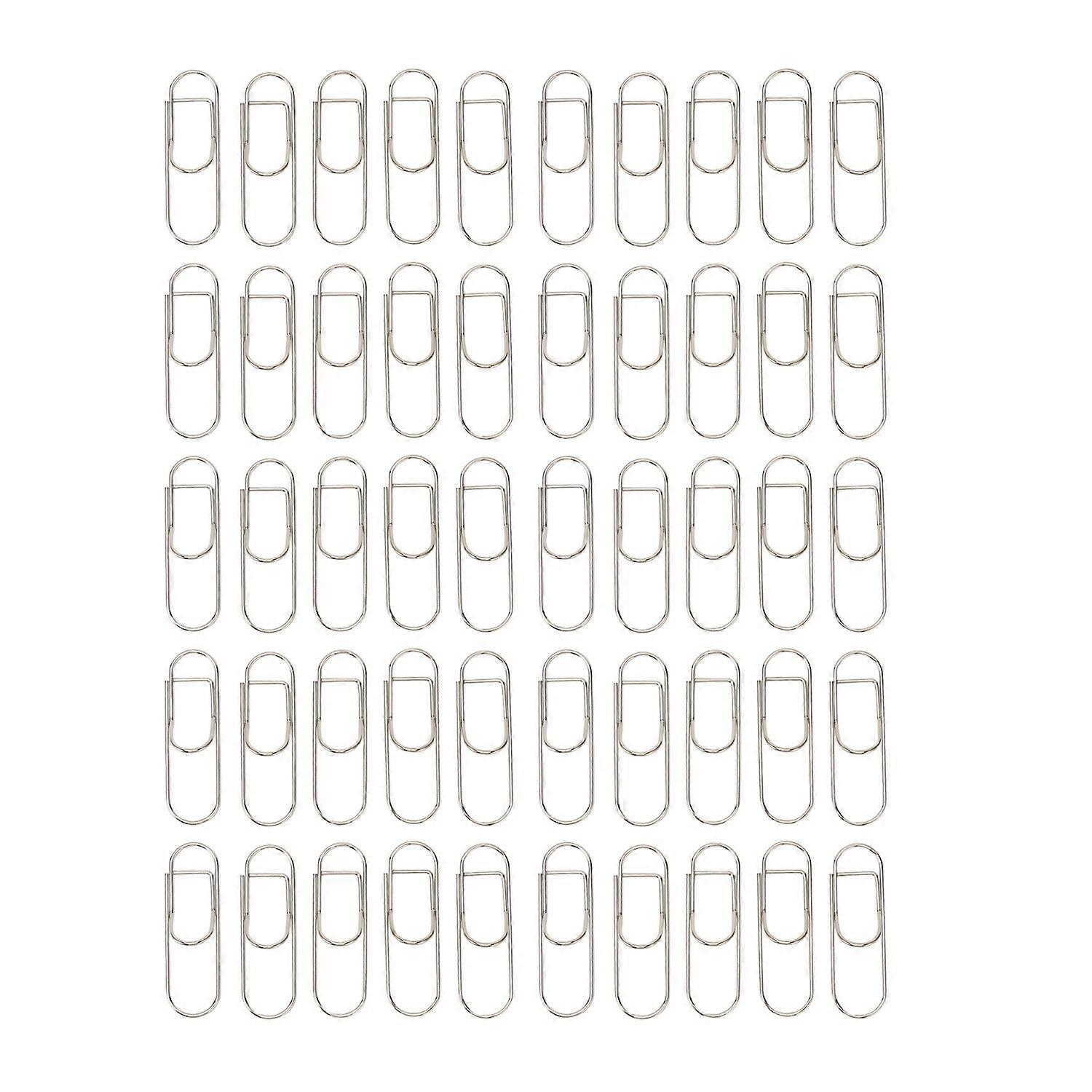 50Pcs Metal Pen Clips Stainless Steel Strong Clamping Durable Exquisite Book Pen Holder for Office S