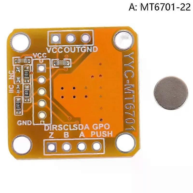Magnetic Encoder MT6701 Magnetic Induction Angle Measurement Sensor Module 14bit High Precision Can Perfectly Replace AS5600