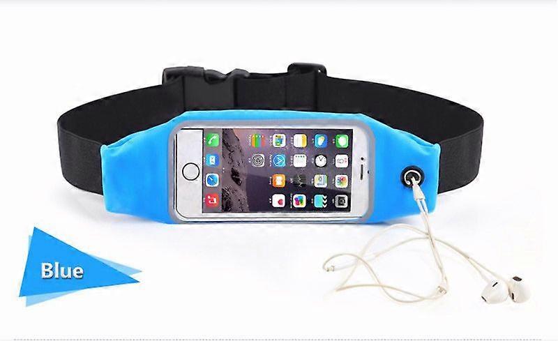 Runseeda Wasserdichte Männer Frauen Fitnessstudio Fitness Taillentasche Touchscreen Handyhalter Taillengürteltasche zum Laufen, Joggen, Klettern