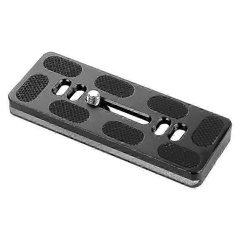 Quick Release Plate Universal Plates With Anti-slip Rubber Pads Screw For Camera Tripod Ball Head(1pc, Black)