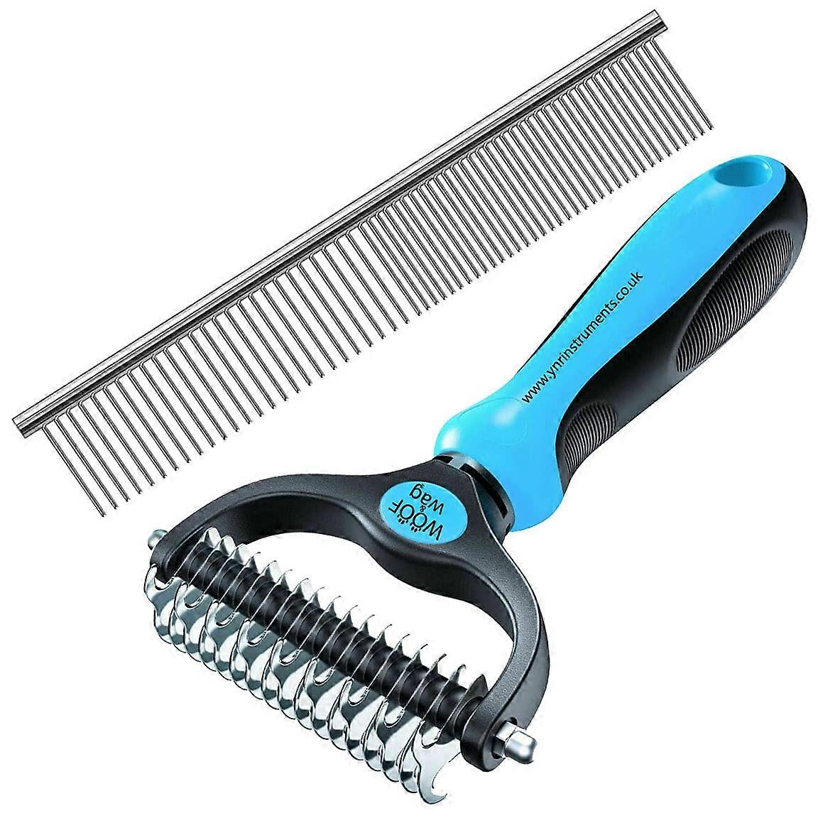 High-Quality Pet Combs for Small and Large Dogs – Stainless Steel, Anti-Static, Ergonomic Handle, Ideal for Gentle Grooming
