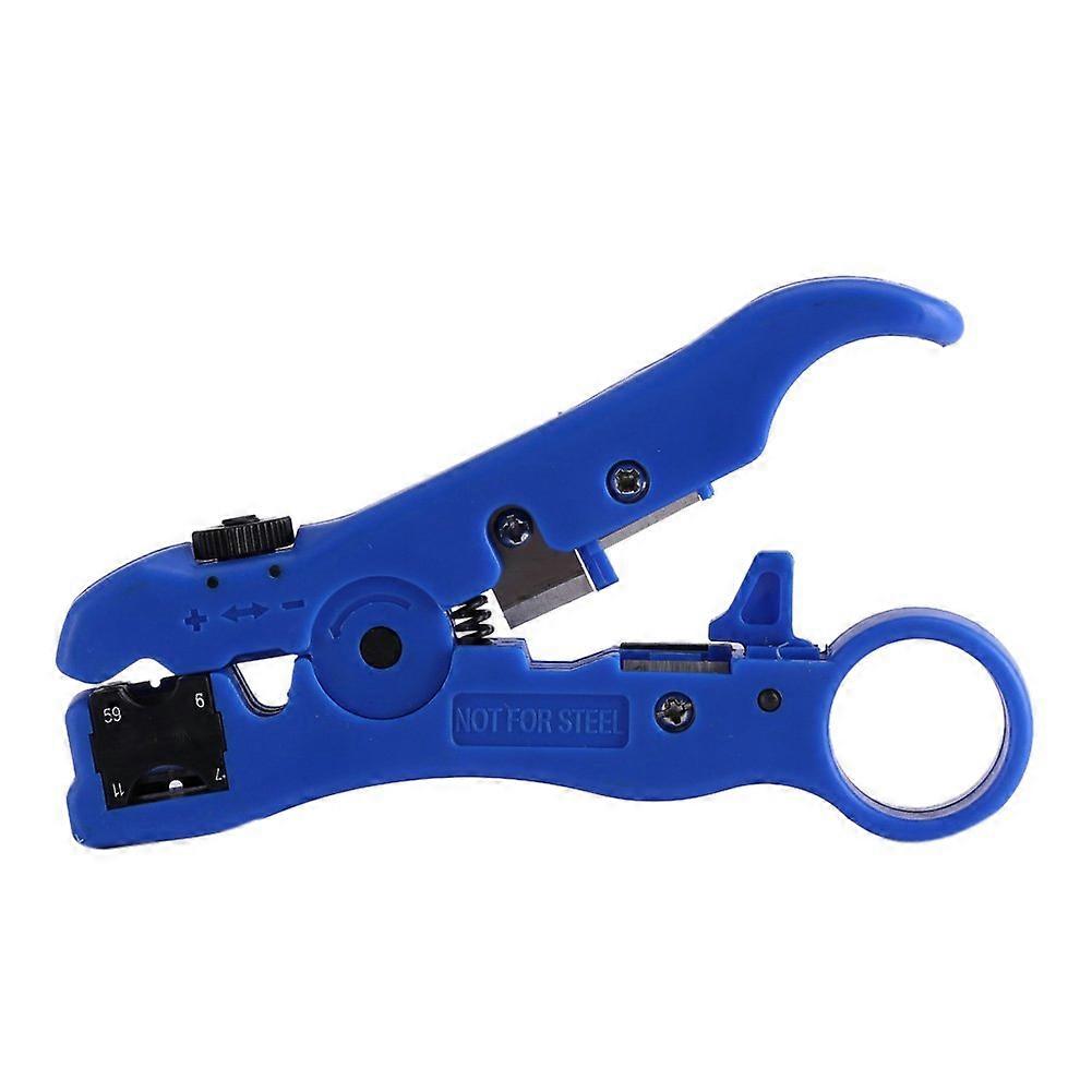 Wire Stripper for Coax Coaxial Cable, Stripping Tool for RG59, RG6, RG7, RG11 Wire, UTP, STP Round & Flat Cable