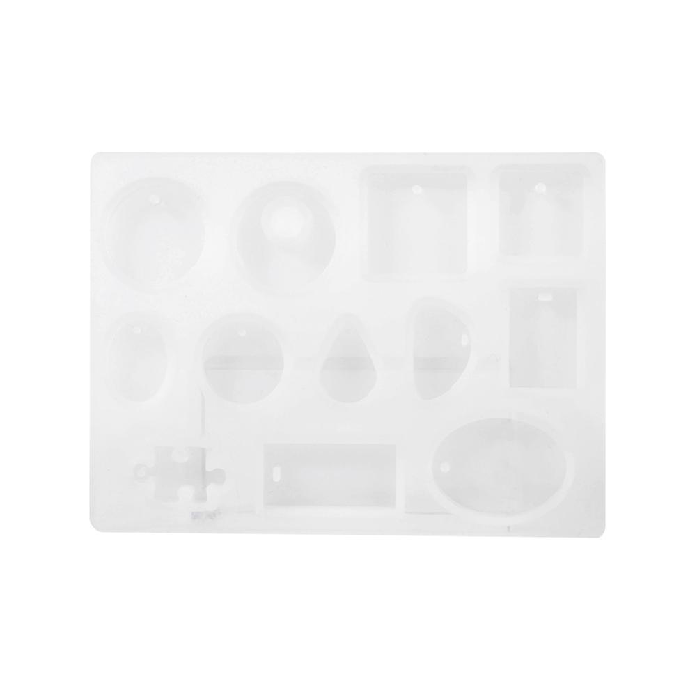 1Pc DIY σιλικόνης μενταγιόν μούχλα κοσμήματα ρητίνη φόρμα χειροτεχνία στολίδι που κάνει τα εργαλεία καυτά