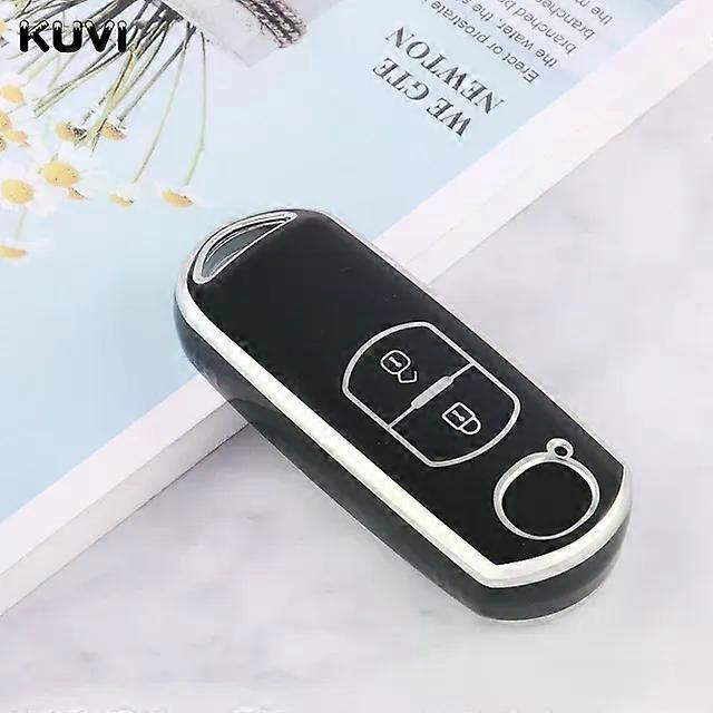 Porte-clés de voiture à distance en TPU Shell Fob Porte-clés pour Mazda 2 3 6 Atenza Axela Demio CX-5 CX5 CX-3 CX7 CX8 CX-9 MX-5 Accessoires MXP