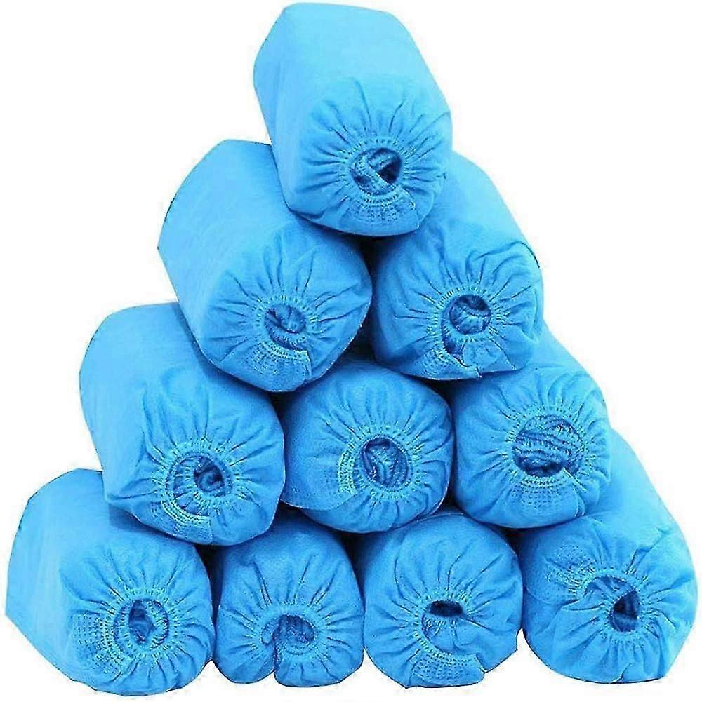 100 عبوة (50 زوجا) أغطية أحذية وأحذية يمكن التخلص منها ، بناء ، طبي