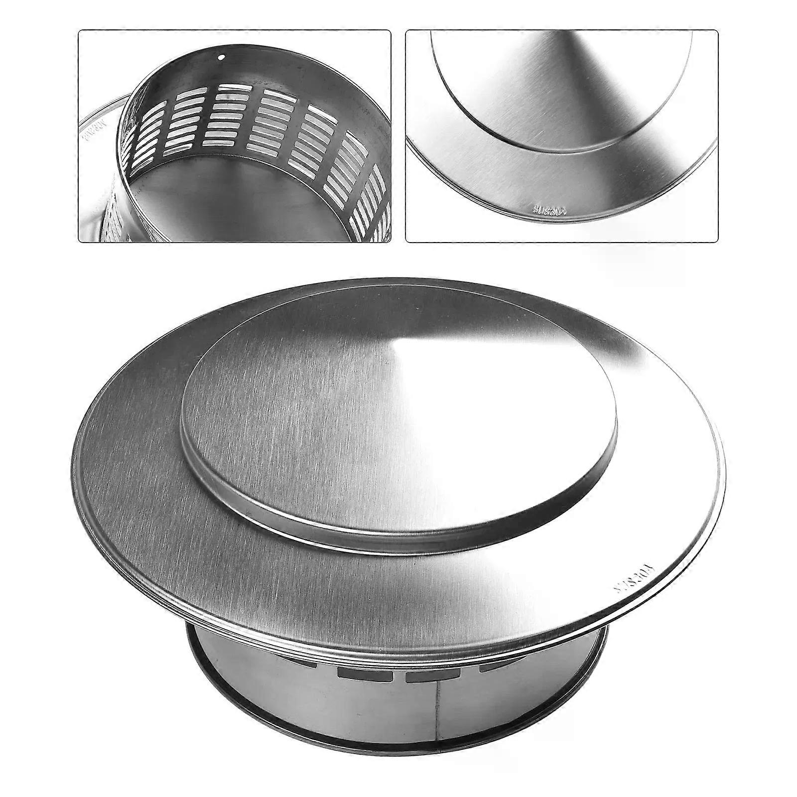 1 قطعة الفولاذ المقاوم للصدأ مدخنة كاب خارجي الجدار مخرج الهواء سقف أنبوب الدخان العادم هود 110 مم 160 مم إكسسوارات منزلية سميكة