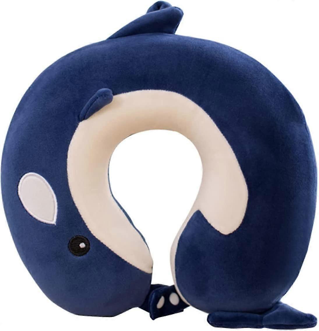 Kids Travel Neck Pillow, Memory Foam Neck Support Cushion
