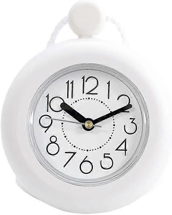 Shower Clock,Waterproof Bathroom Clock,Mini Bathroom Clock,Hanging Towel,Dual Function Wall Clock and Desk Clock,Kitchen Wall Clock