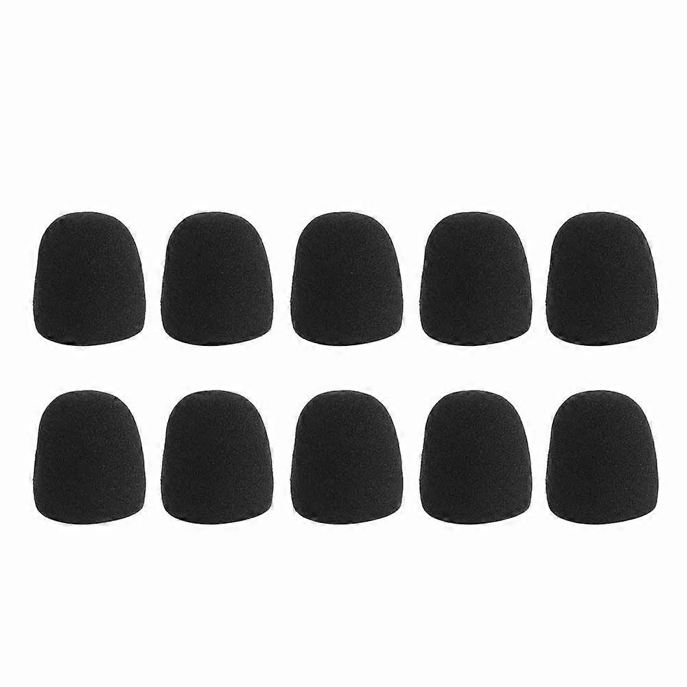 Wireless Microphone Windscreen Ball Type Thickened Foam 10 Pack Compatible With Wireless Mics