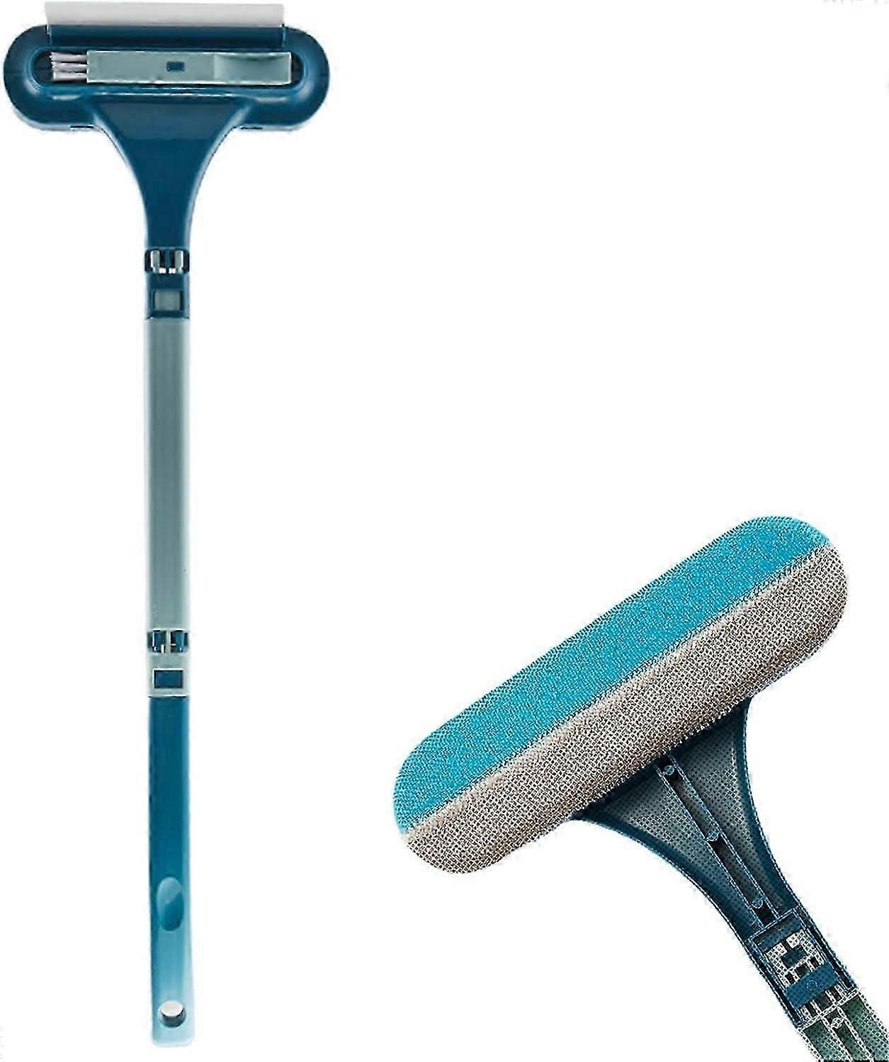 high qualityMultifunctional Screen Brush, 2 in 1 Window Cleaner Brush, Window Mesh Screen Cleaner Extendable Window Cleaning Tool Wet Dry