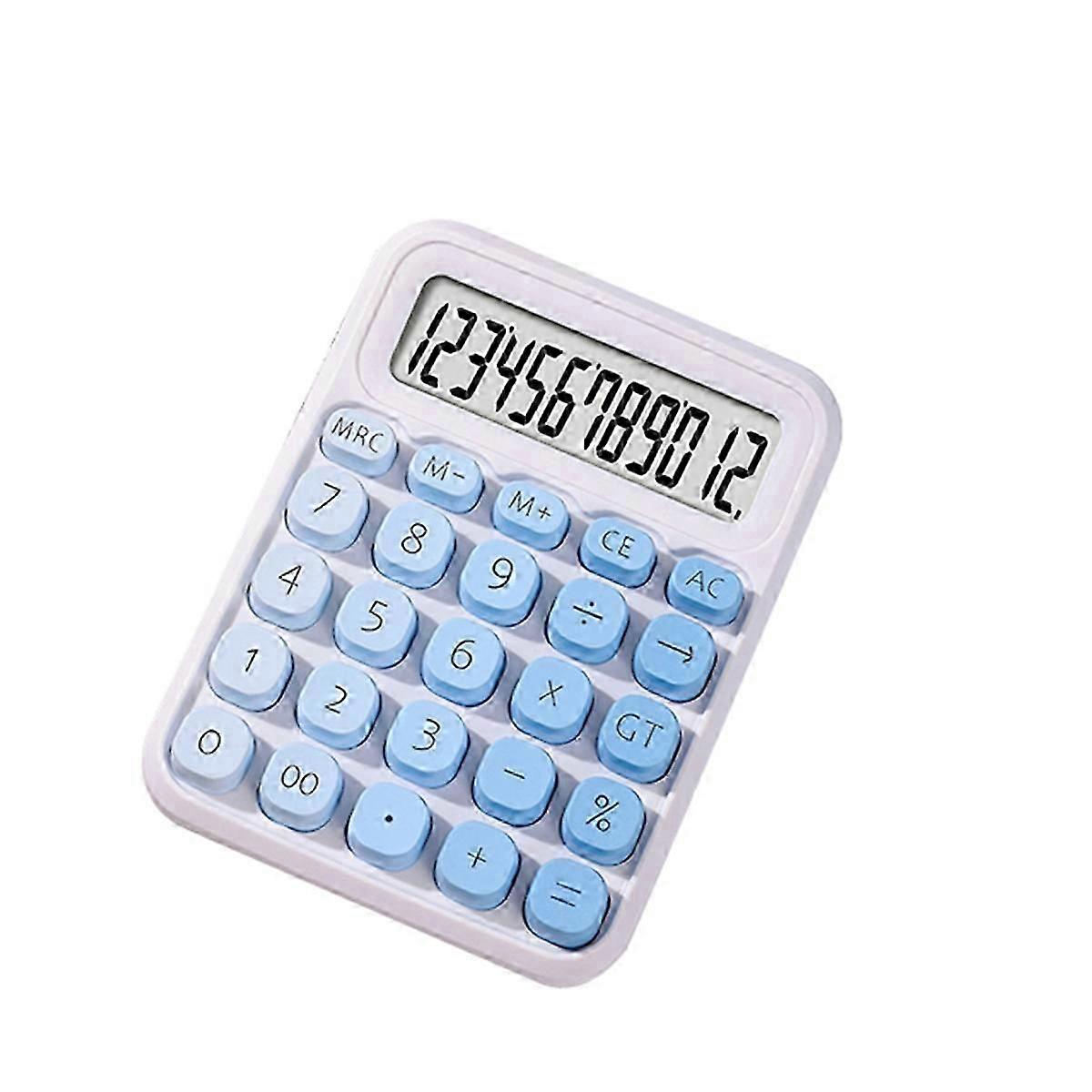 Calculator with Dual Power Supply 12 Digits for Electronic Calculator Home Office School Financial Accounting Tools C jn