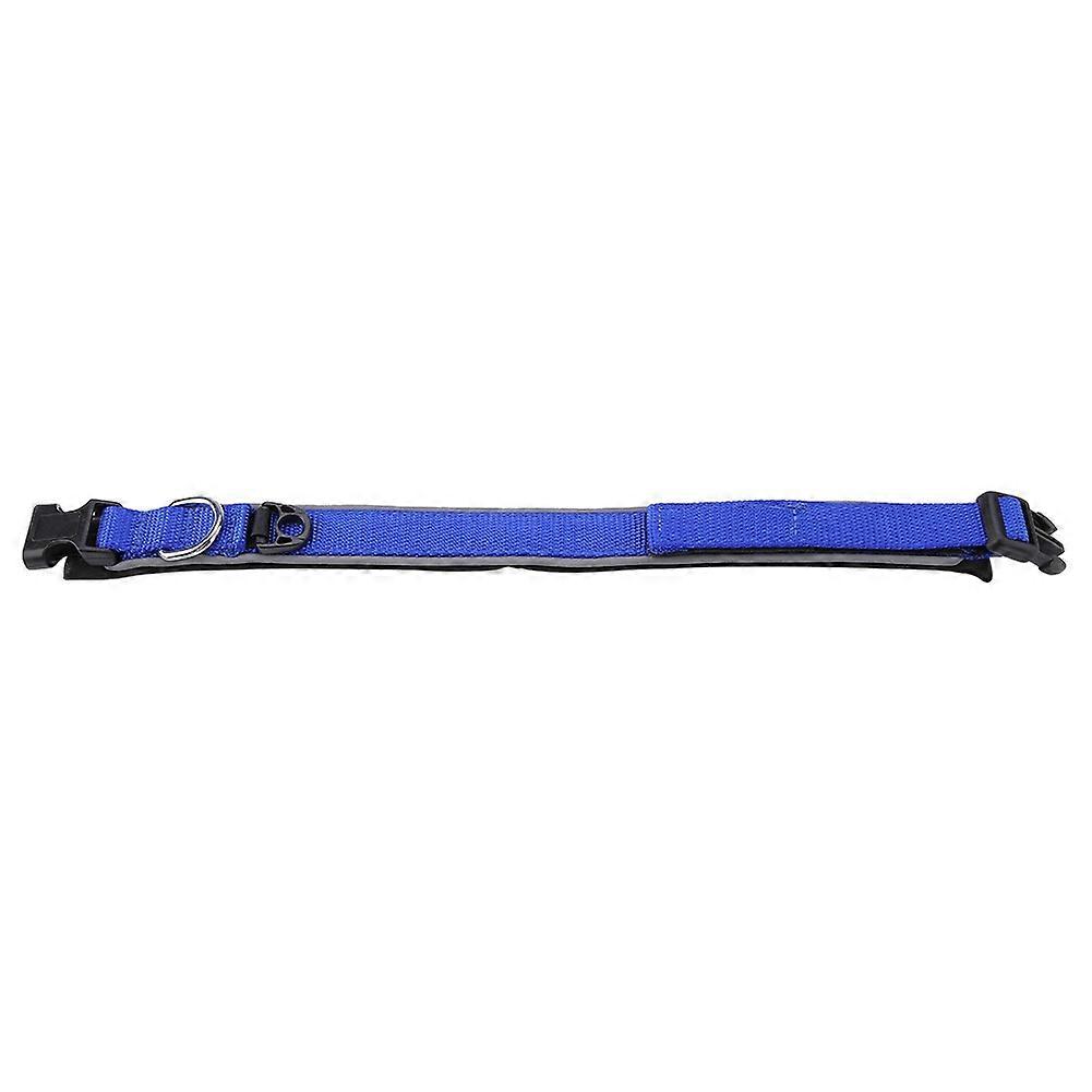 Fashionable Pet Collar for Puppies and Dogs, Adjustable Nylon Neck Ring with Reflective Strip, Durable and Comfortable Design