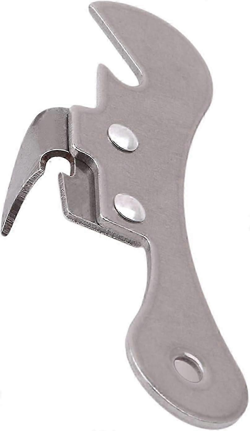 الفولاذ المقاوم للصدأ يمكن فتاحة دليل يمكن فتاحة ملحقات المطبخ متعددة الوظائف (لون الصورة) ، مقاس واحد