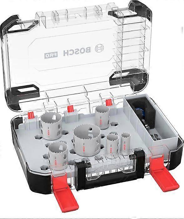 « Lames de coupe - Bosch - Pro Multi Material - Set de 9 - Ø 22 à 64 mm - Adaptateur Power Change Plus »