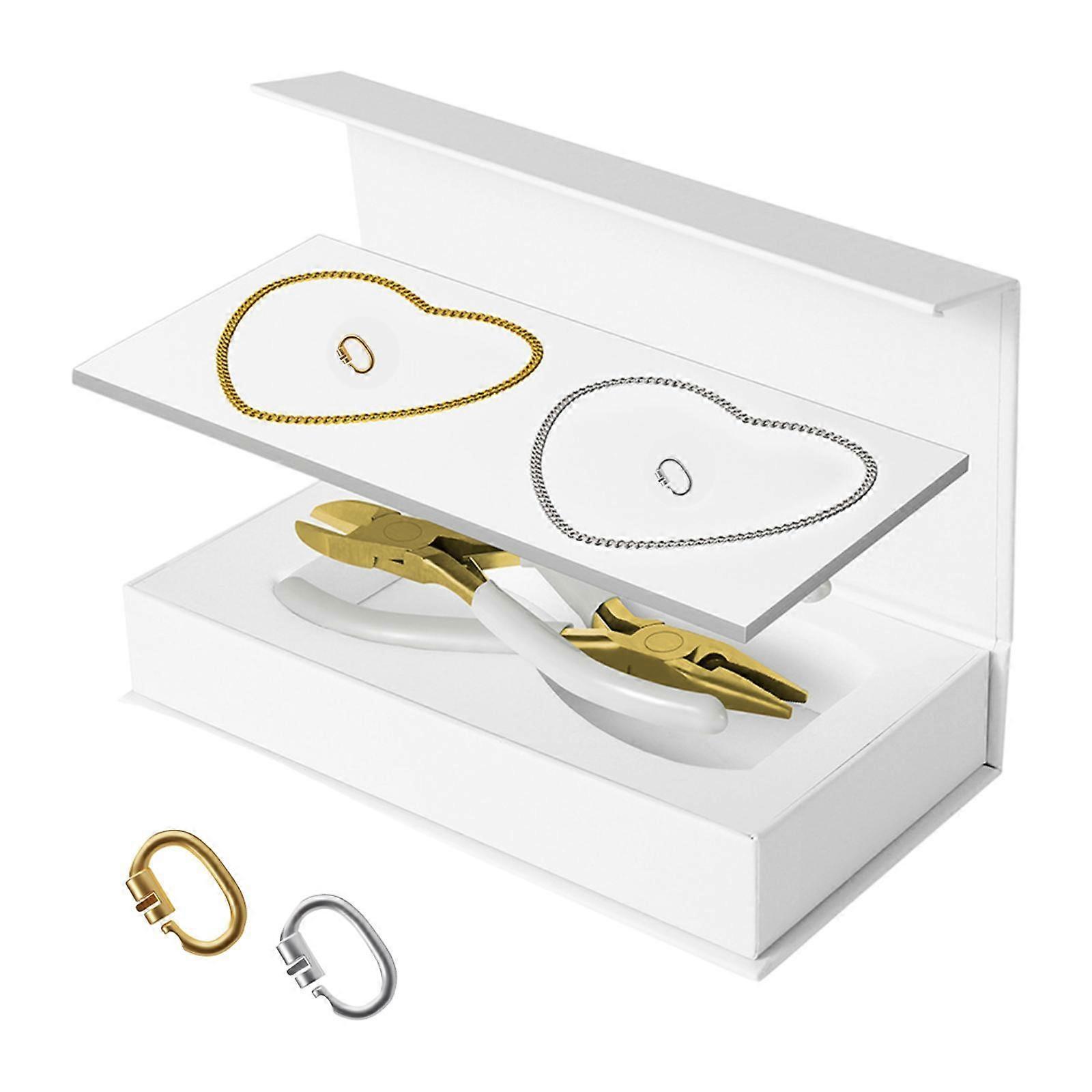 Permanent Bracelets Kit Couples Bracelets for Him and Her with Locking Clasps
