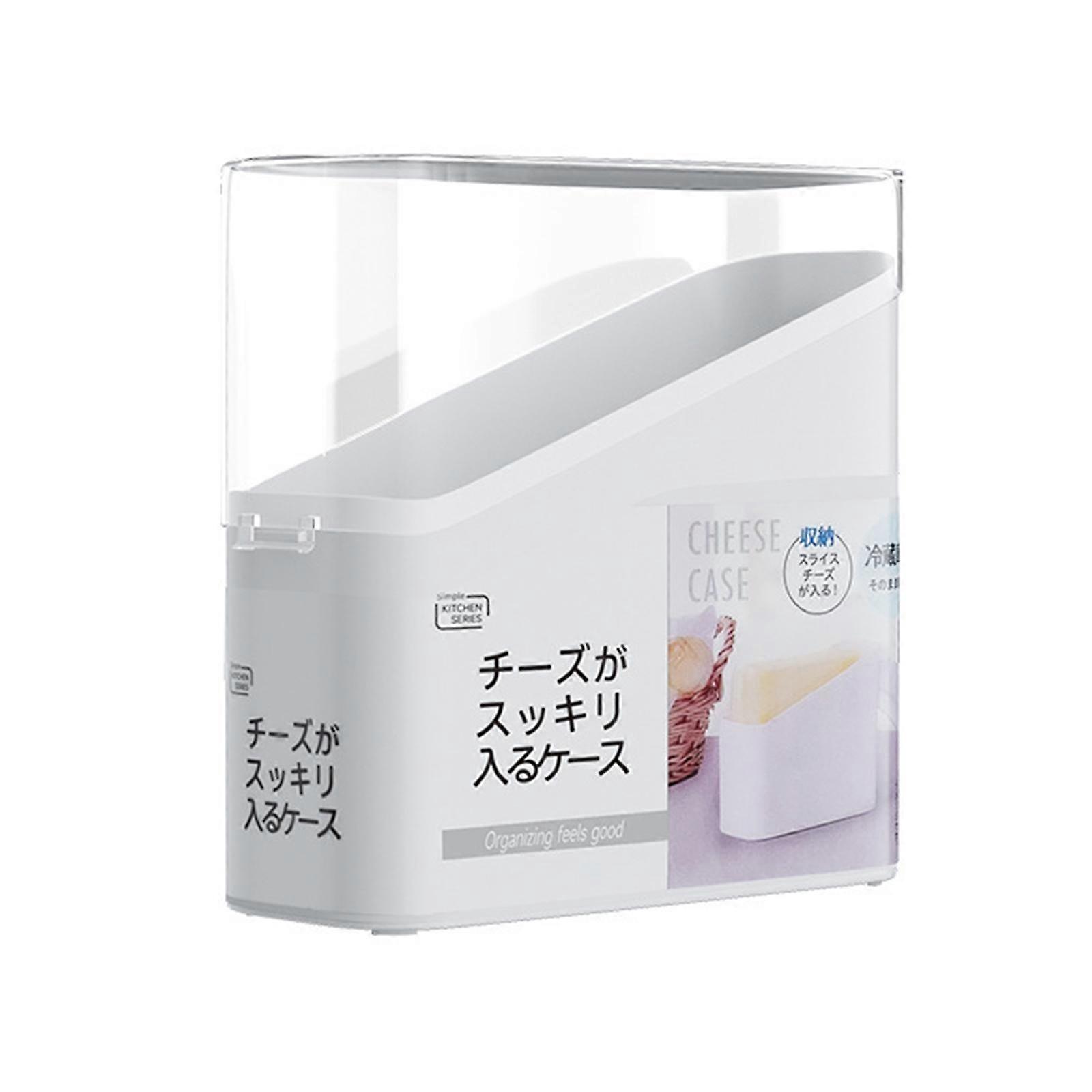 冷蔵庫用スライスチーズコンテナ、フリップリッド用品付き スライス