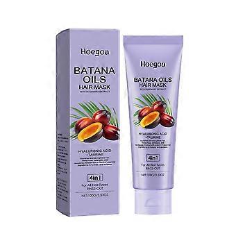 Batana Oil for Hair Growth, Batana Oil Hair Mask with Rosemary Extract - Nourishes & Strengthens Hair, Deep Conditioning Repair for Frizz, Split Ends