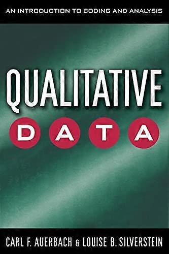 Qualitative Data An Introduction to Coding and Analysis