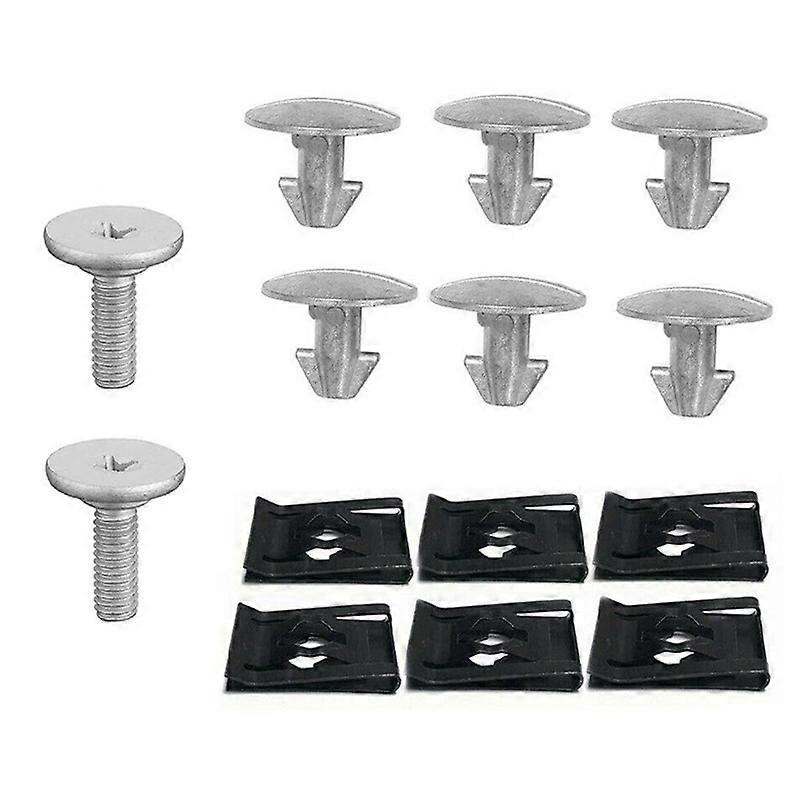 14Pc Lower Engine Cover Pin Screw, Splash Shield Hardware Screw and Access Clip,for Accord 90674-TY2