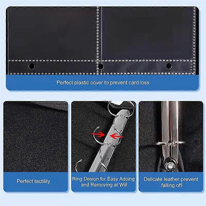 9-Pocket Card Collection Binder, Black