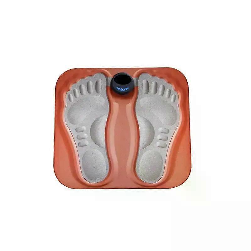 3Dスマートフットマッサージパッドフットマッサージャー6モード15レベル血液循環を改善し、筋肉をリラックスさせ、スリムな脚充電式フットパッド