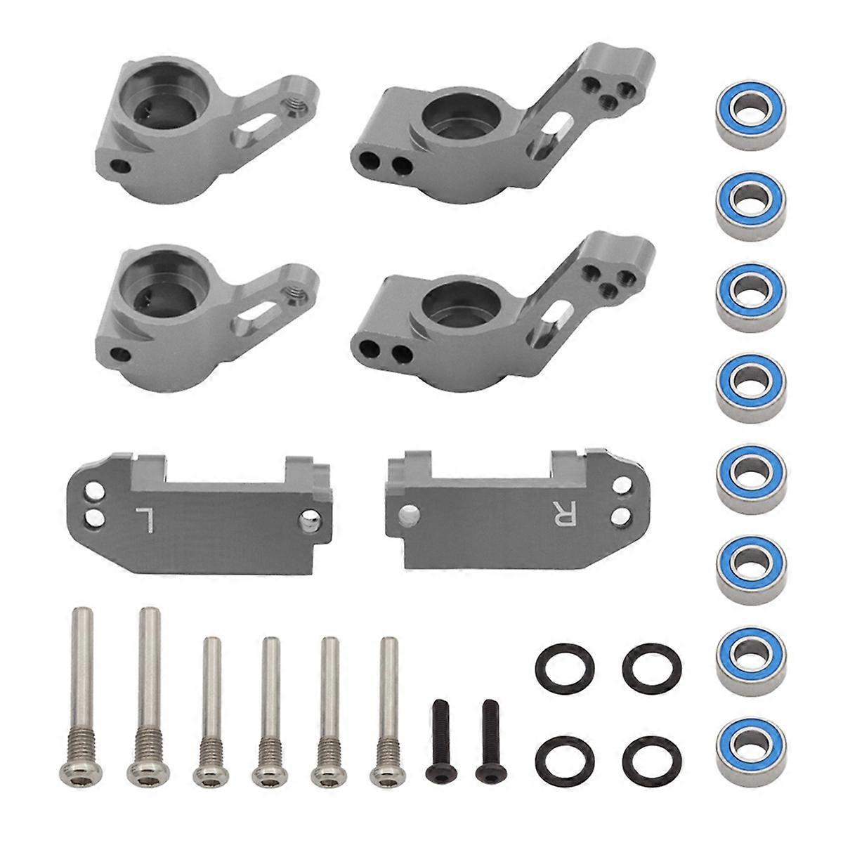RC Front Steering Cup Rear Axle Seat Kit for Slash,Titanium