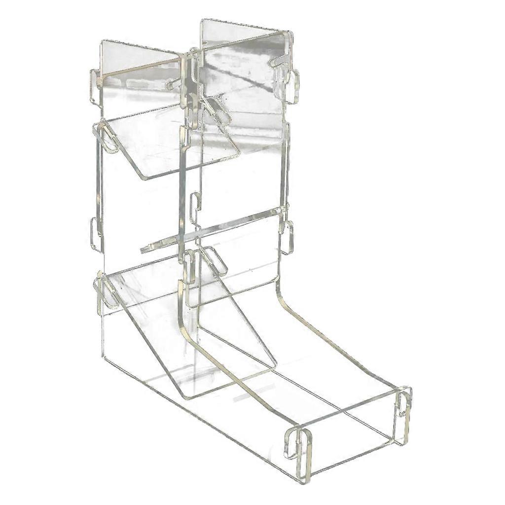 DIY Board Game RPG Rolling Tower MTG Games Dice Tower Durable Brand New and High Quality Acrylic Transparent Dice Tower  Clear